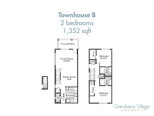 Two Bed, Two Bath Townhome-B – photo 1