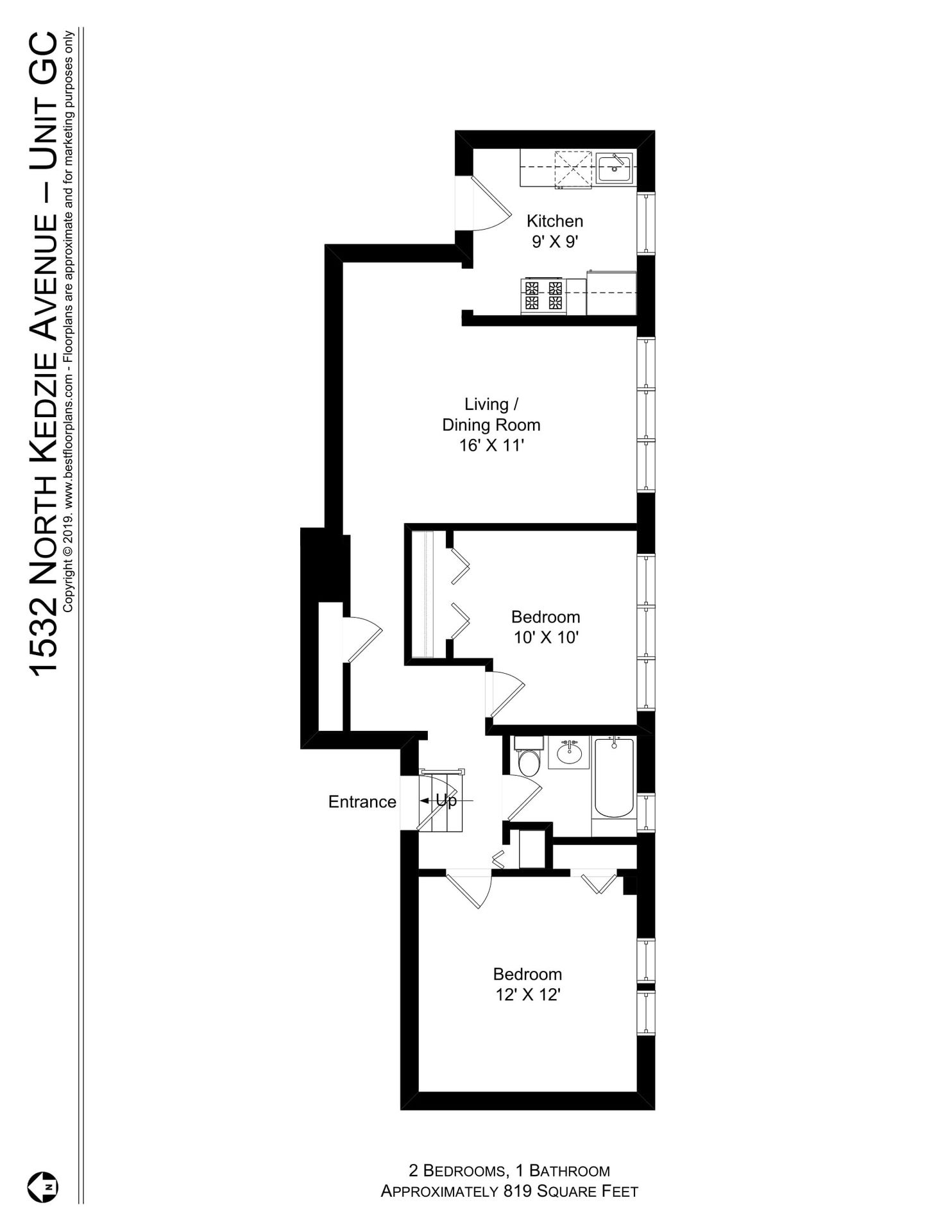 Chicago Apartment: 1530-42 N. Kedzie