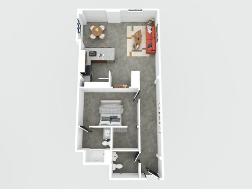 Modern 1BR | Heat, Hot Water & WiFi Included | In-Unit W/D – photo 1