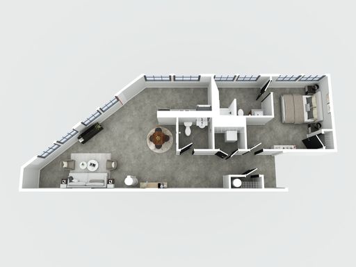 Modern 1BR | Heat, Hot Water & WiFi Included | In-Unit W/D – photo 1