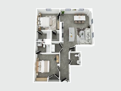 Spacious 2BR | Heat, Hot Water & WiFi Included | In-Unit W/D – photo 1