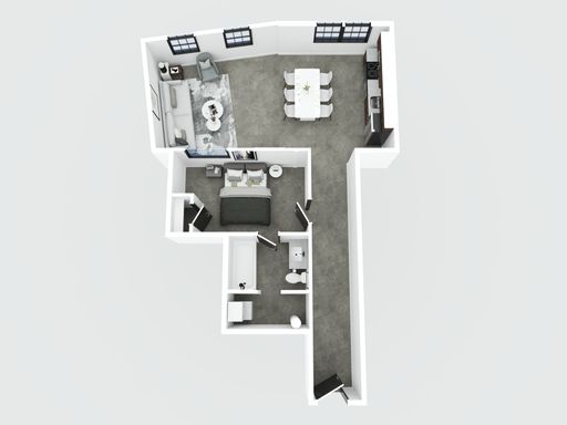 Modern 1BR | Heat, Hot Water & WiFi Included | In-Unit W/D – photo 1