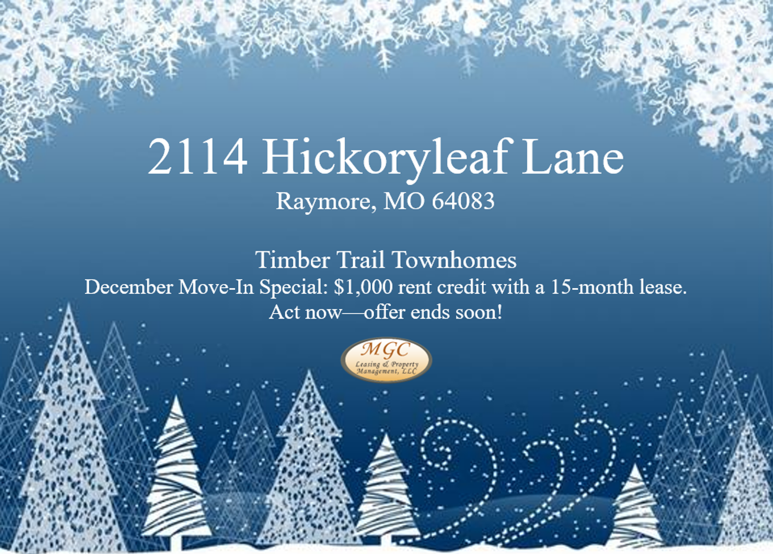 Raymore Townhome: 108-114 Barberry Ln