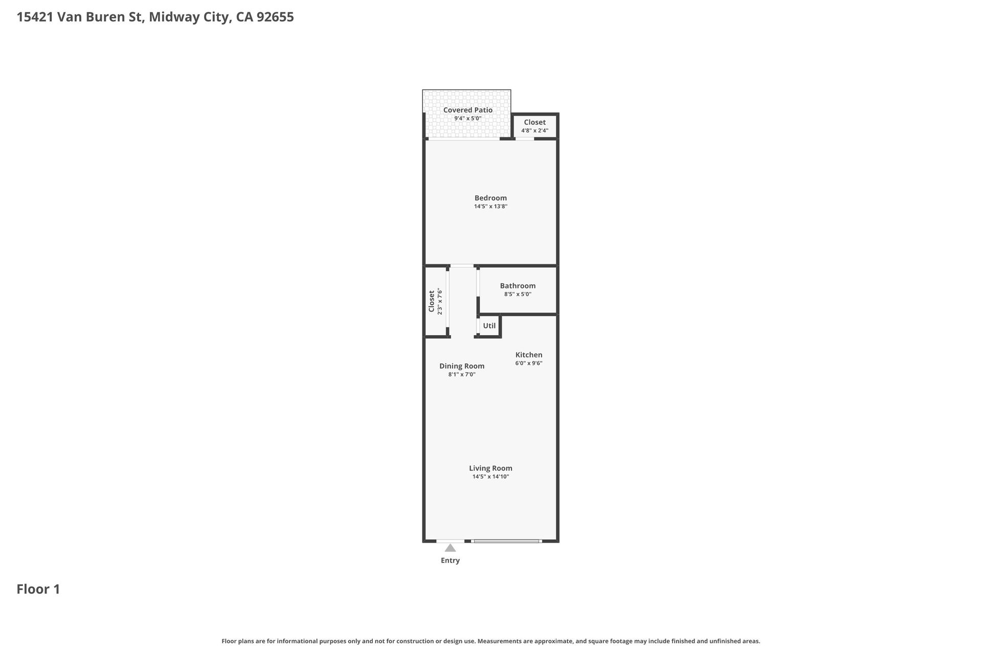 Midway City Apartment: 15421 Van Buren St.