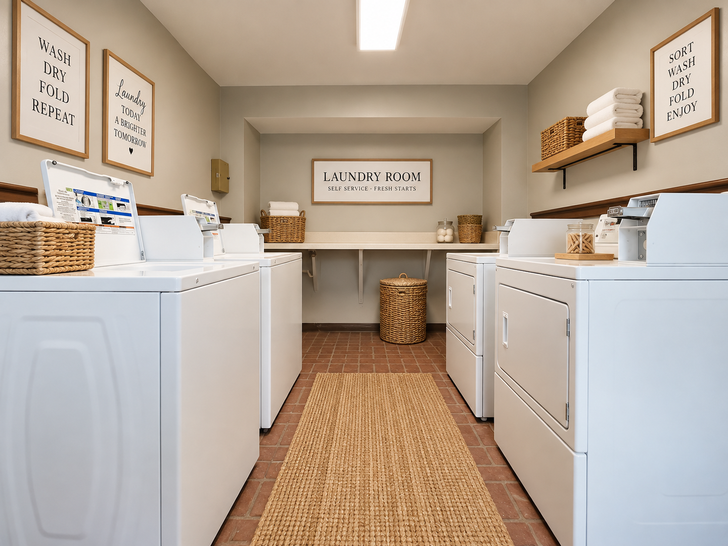 Laundry room at East Memorial Apartments - 2 Bed/1.5 Bath Townhomes w/Screened Porch on the Cardinal Greenway! (2 of 2)