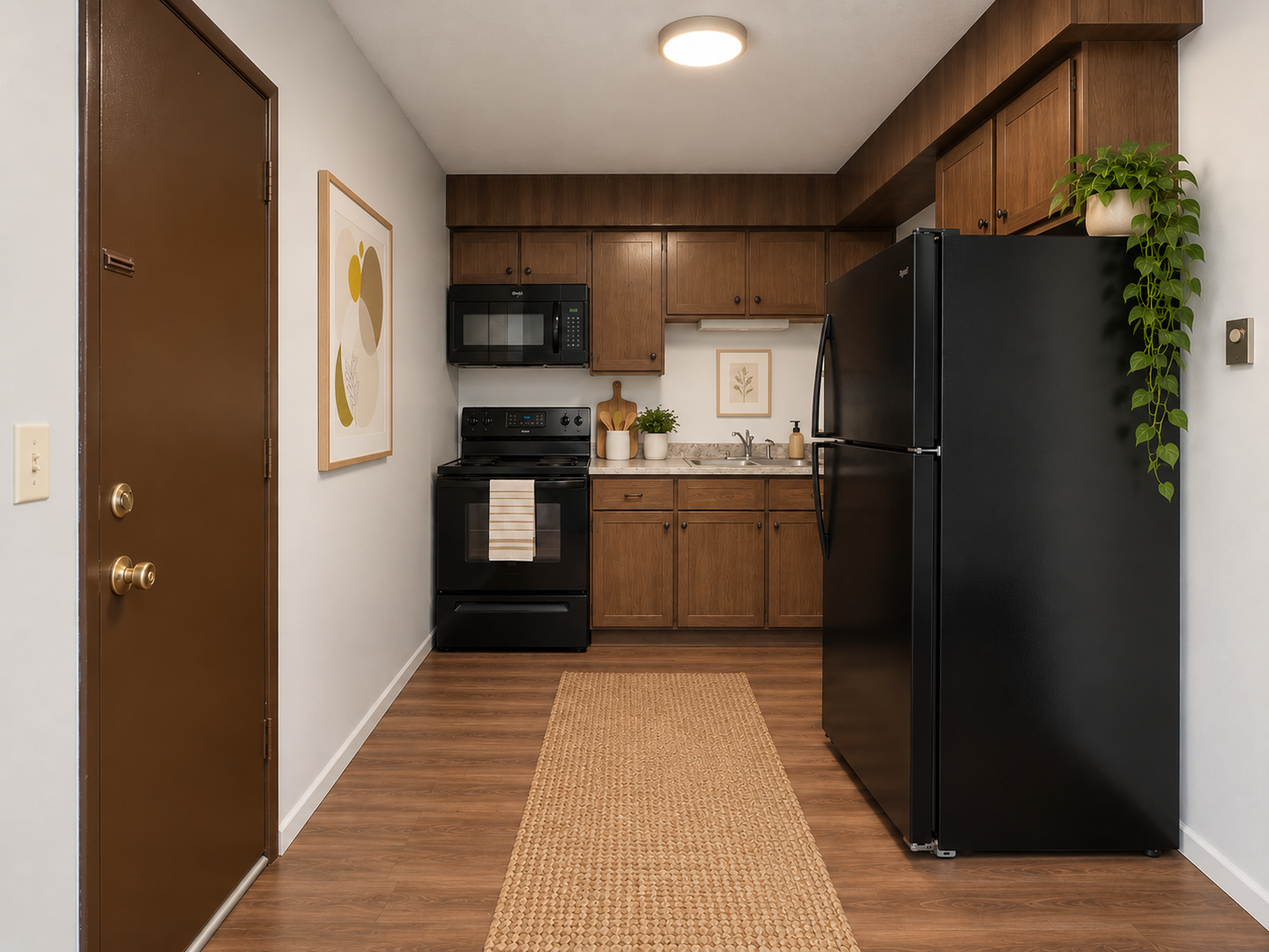 East Memorial Apartments - 2 Bedroom Townhomes on the Cardinal Greenway! 9 of 11