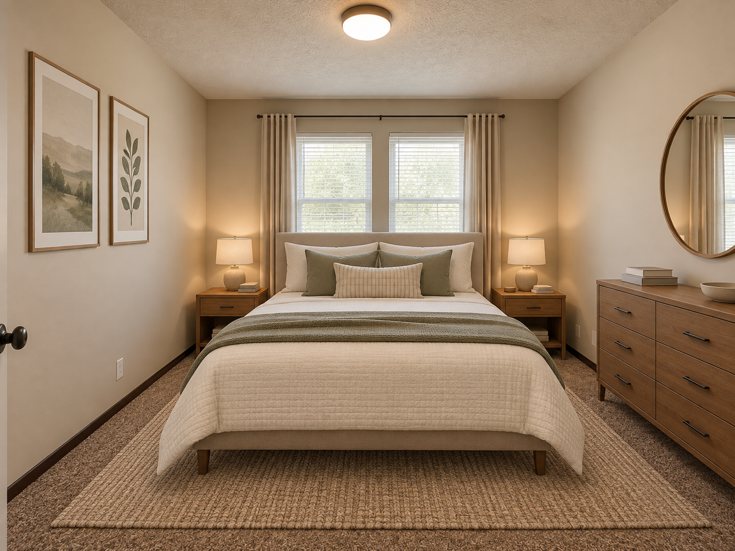 East Memorial Apartments - 3 Bedroom 2 Bathroom Townhome! In unit Washer & Dryer on the Cardinal Greenway! 12 of 12