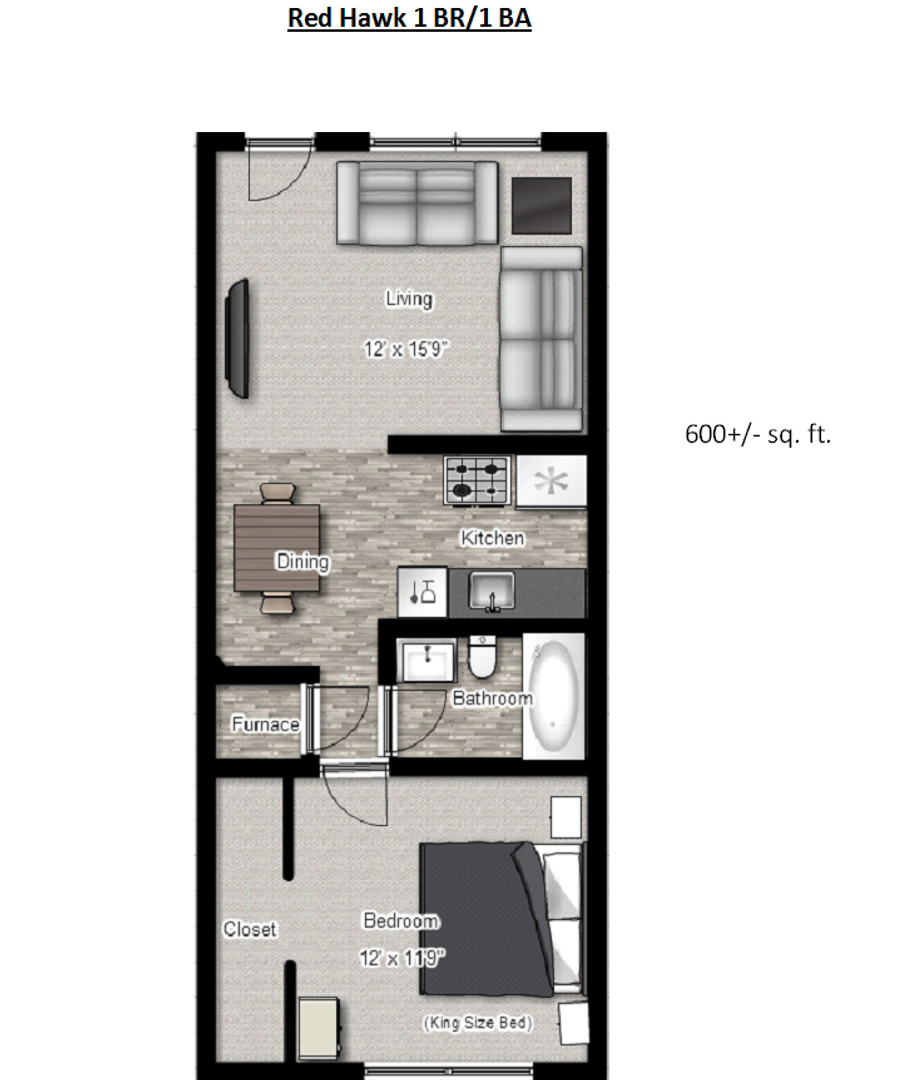 Lawrence Apartment: 2522-2531 Redbud Lane