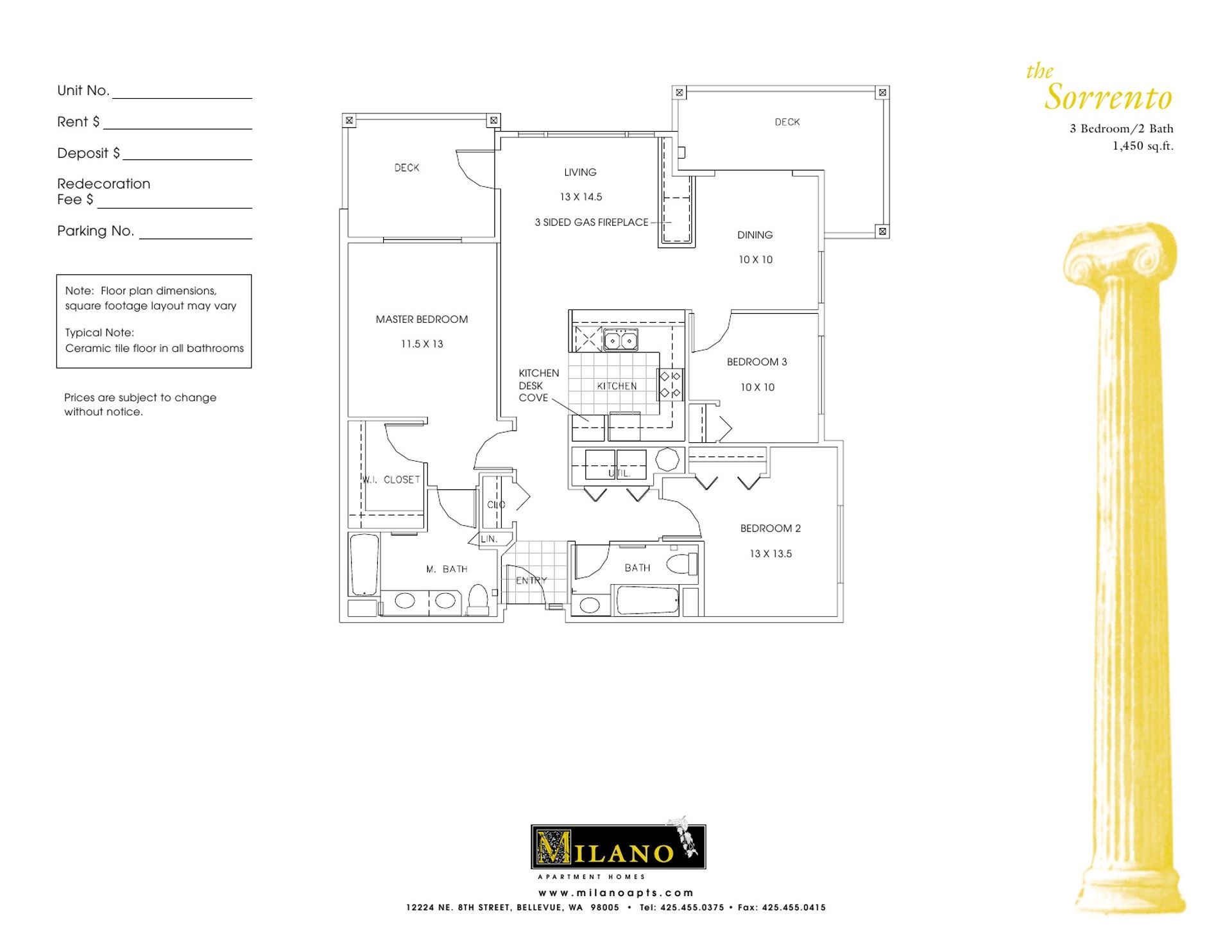 Bellevue Apartment: 12224 NE 8th St.