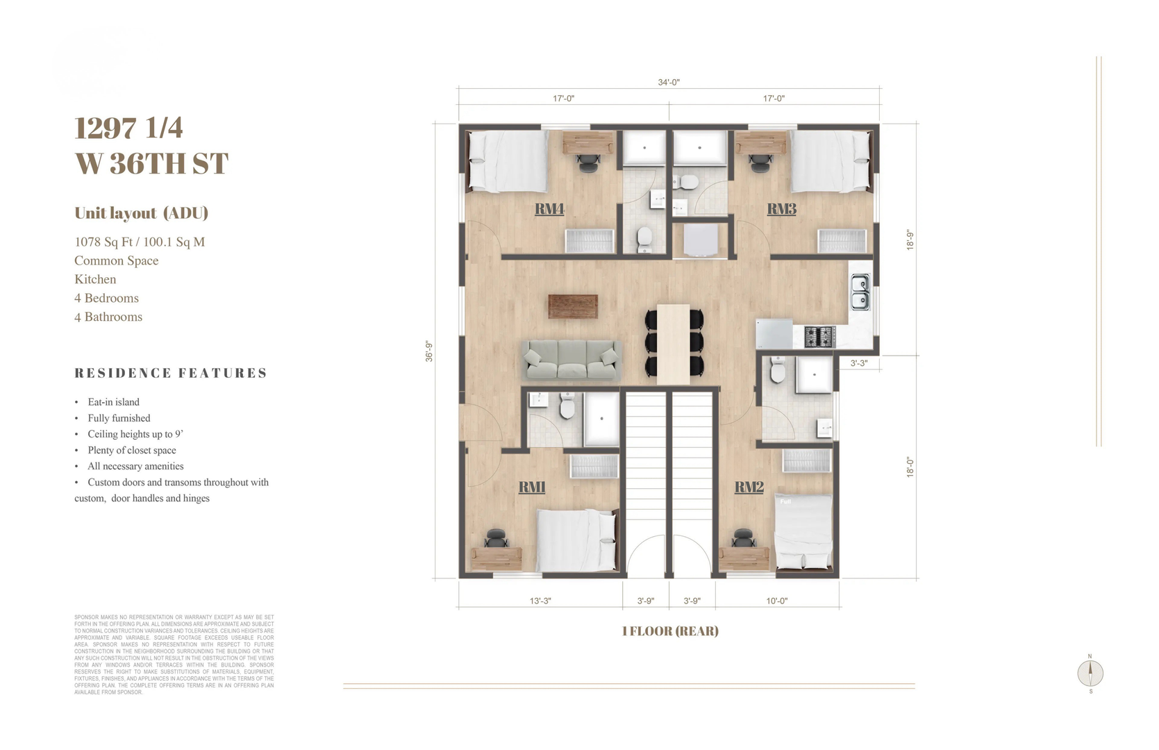 Los Angeles Apartment: 1297 W 36th Street