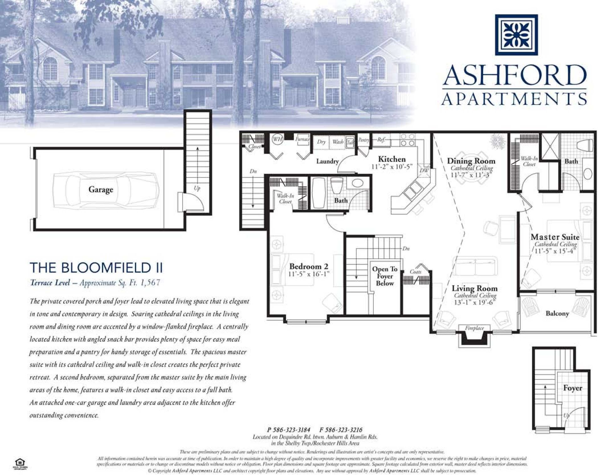 Shelby Township Apartment: 2427 Partridge Drive