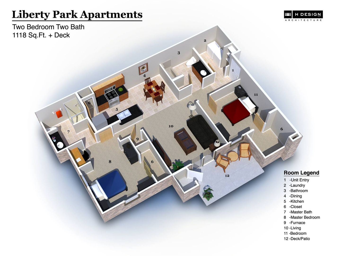 St. Robert Apartment: 108 Liberty Parkway