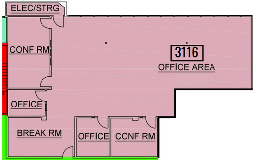 Move in ready, Private offices with open central area – photo 1