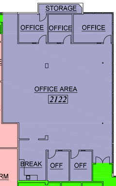 Open Floor Plan with 5 Private Offices and Kitchen, Move-in Ready – photo 1