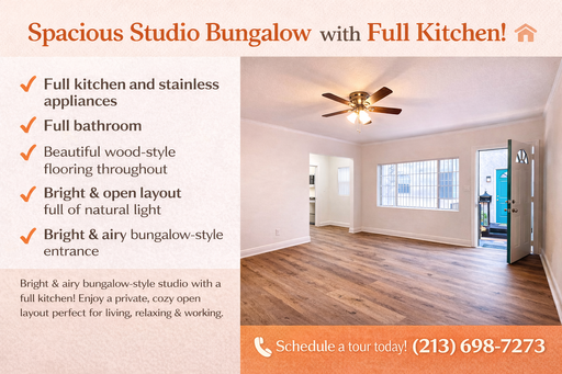Studio Unit Apartment with Small Patio – photo 1