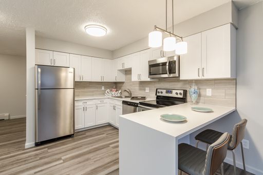 Available Now! Modern & Newly Renovated 2 BR, 1 BA Galley Apartment!