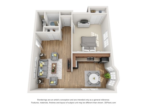 Available Now! Modern & Newly Renovated 1 BR, 1 BA Apartment!