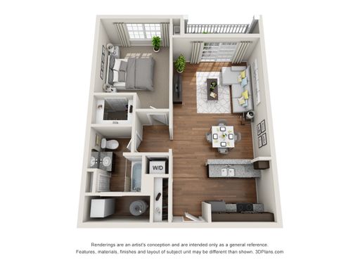 Apply Now! Contemporary & Elegant 1 BR/1 BA Apartment