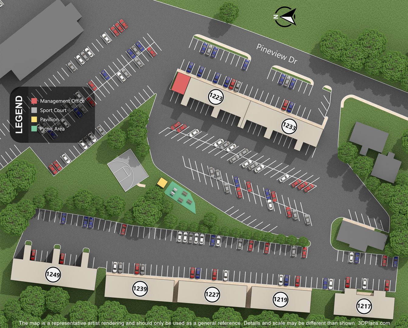 Morgantown Apartment: 1241 Pineview Drive