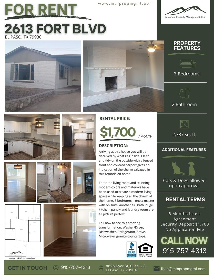 El Paso House: 2613 Fort Blvd