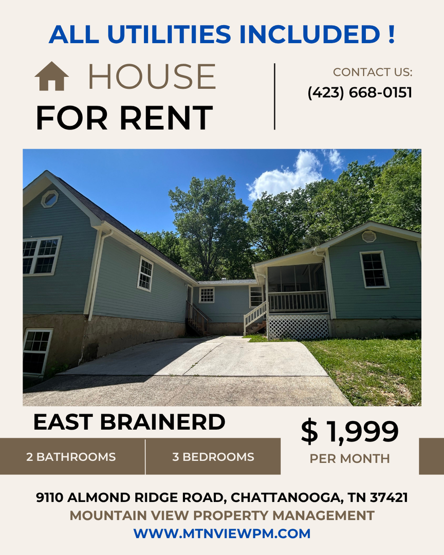 Chattanooga House: 9110 Almond Ridge Rd