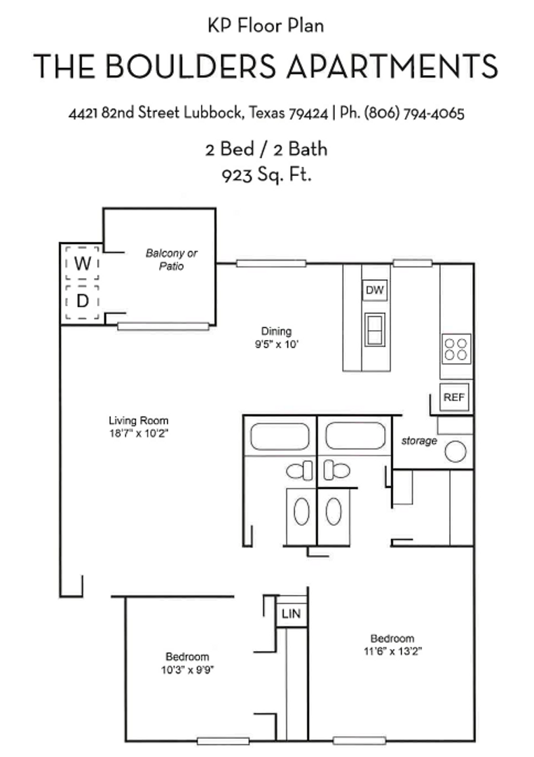 Lubbock Apartment: 4421 82nd Street