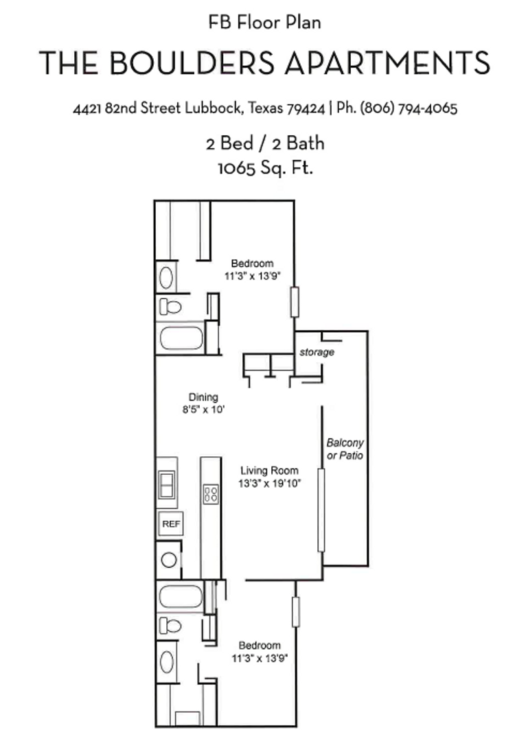Lubbock Apartment: 4421 82nd Street
