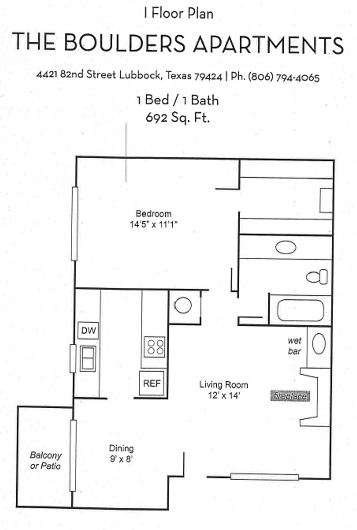 Lubbock Apartment: 4421 82nd Street