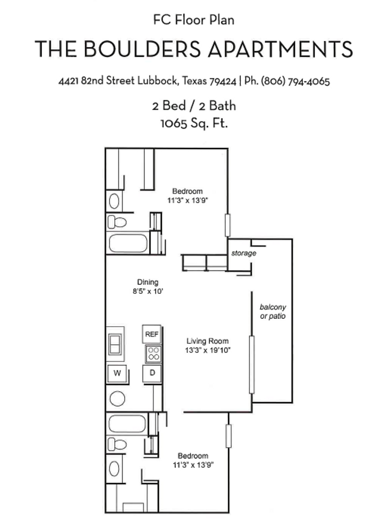 Lubbock Apartment: 4421 82nd Street