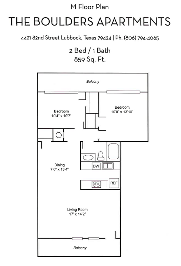 Lubbock Apartment: 4421 82nd Street