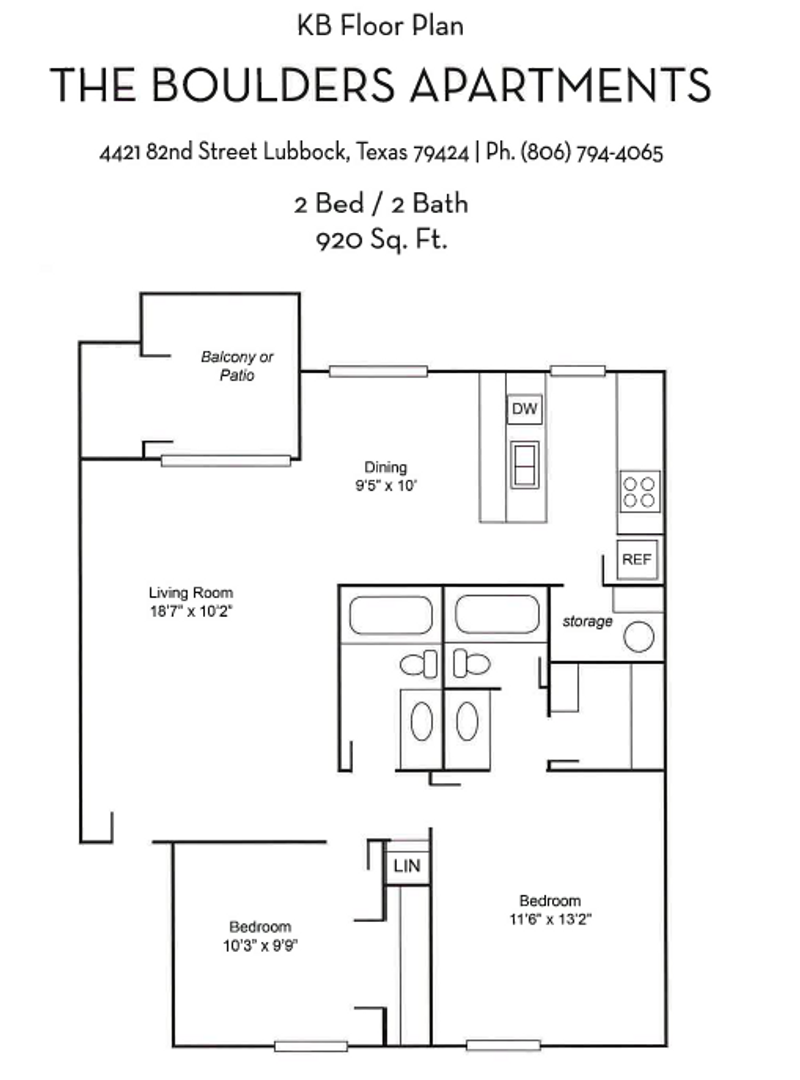 Lubbock Apartment: 4421 82nd Street
