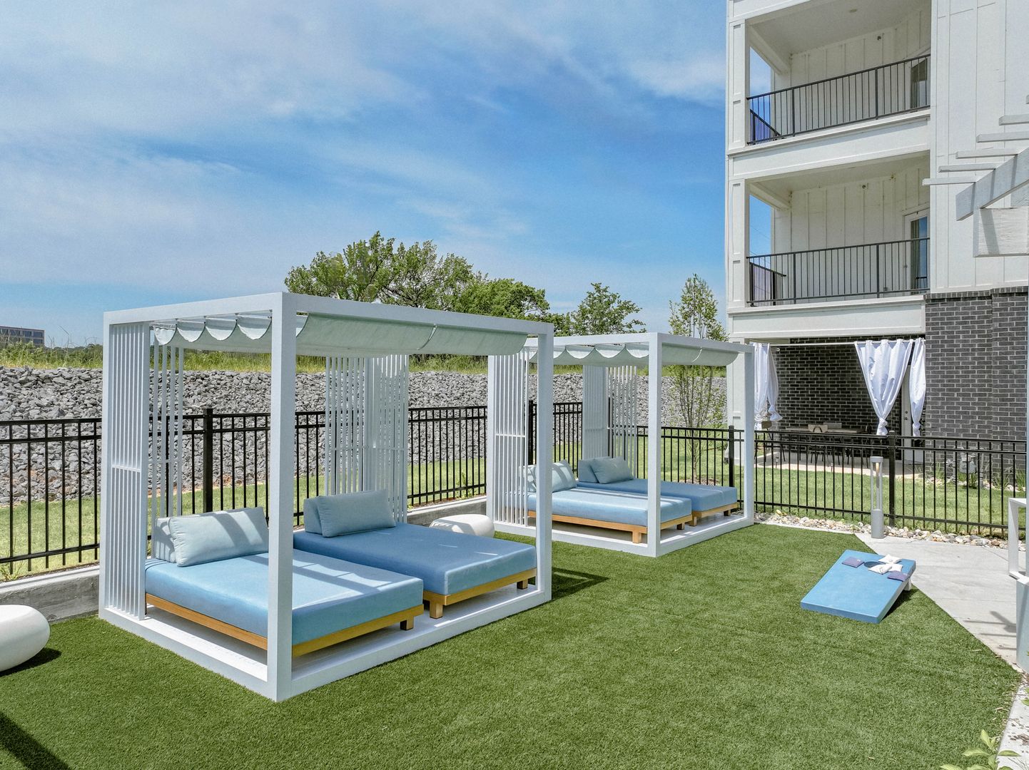 Grill area at The Resort at Rockwater