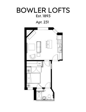 1 Bedroom 1 Bathroom – photo 1
