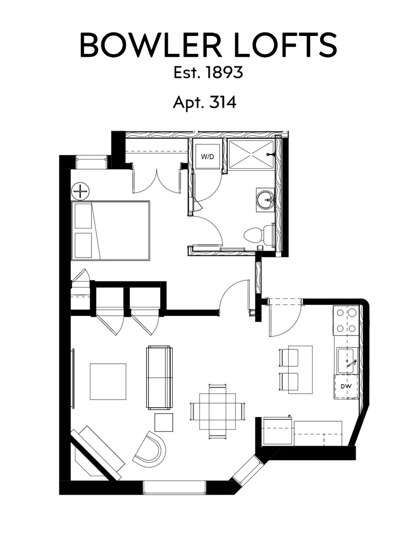 Minneapolis Apartment: 1502 Laurel Ave