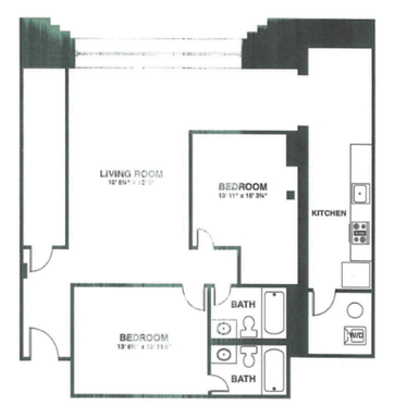 Unit 419 | 2 Bedroom 2 Bath – photo 1