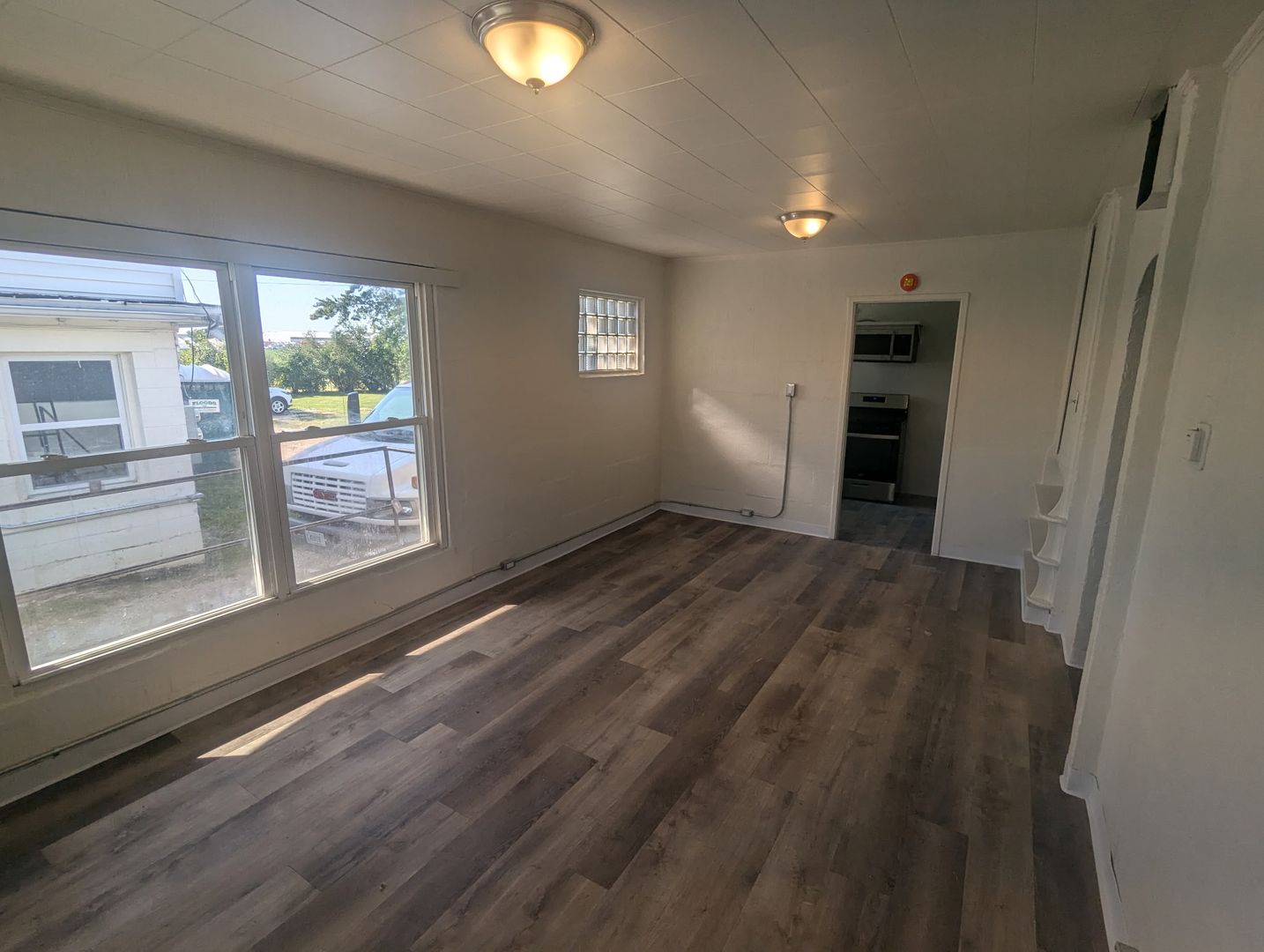 Kansasville Rental with Garage Parking  