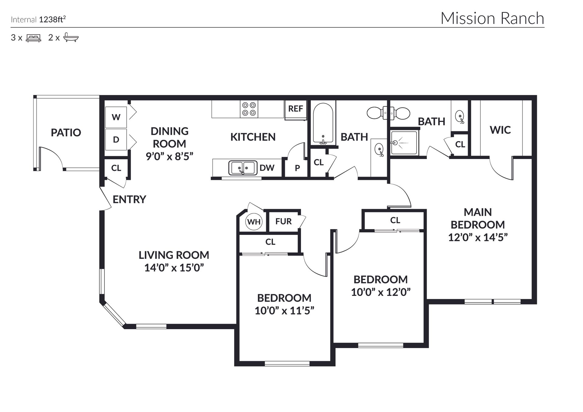 Chico Apartment: 400 Mission Ranch Blvd.