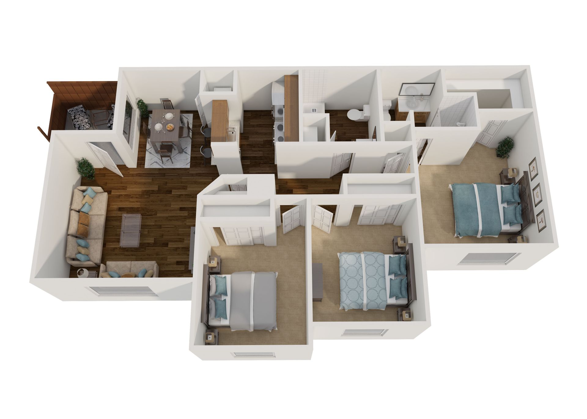 Chico Apartment: 47 Cobblestone Drive E