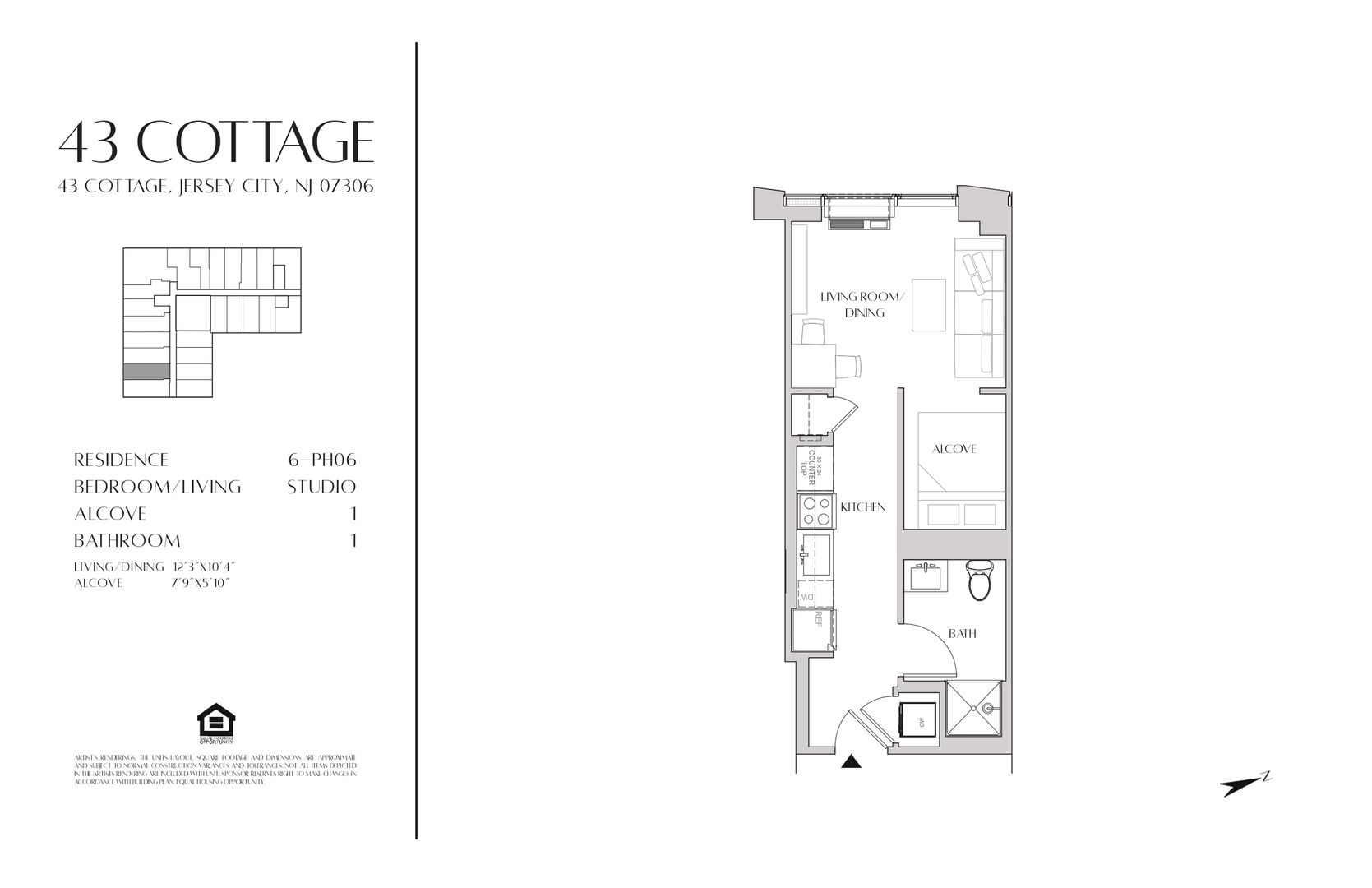 Jersey City Apartment: 43 Cottage Street