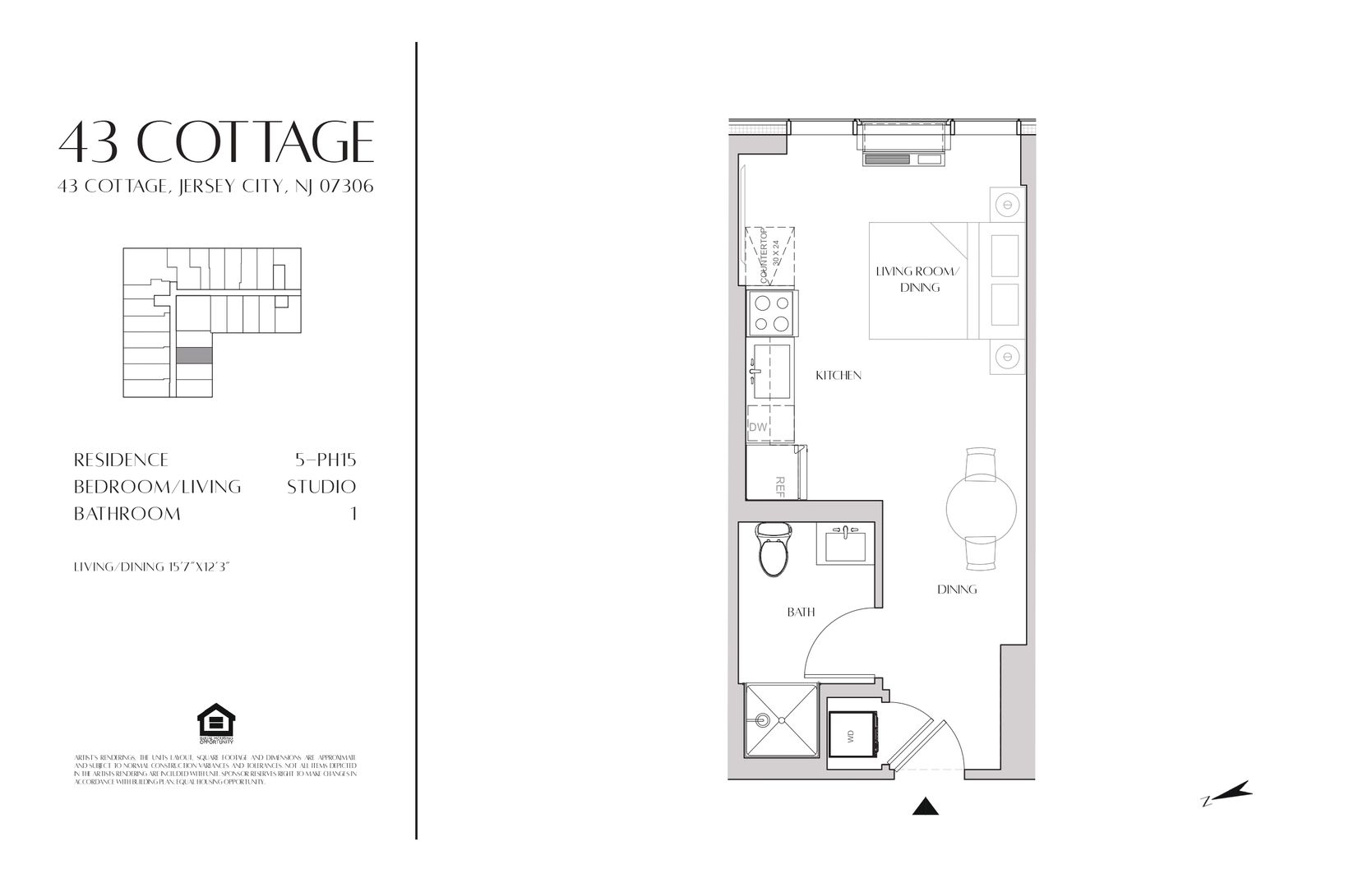 Jersey City Apartment: 43 Cottage Street