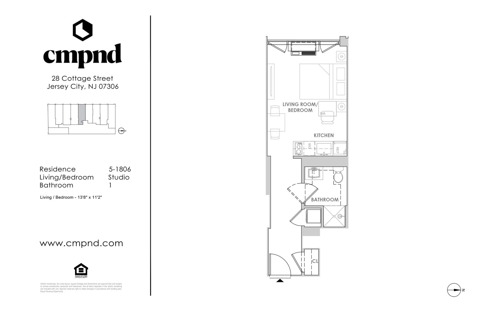 Jersey City Apartment: 28 Cottage Street