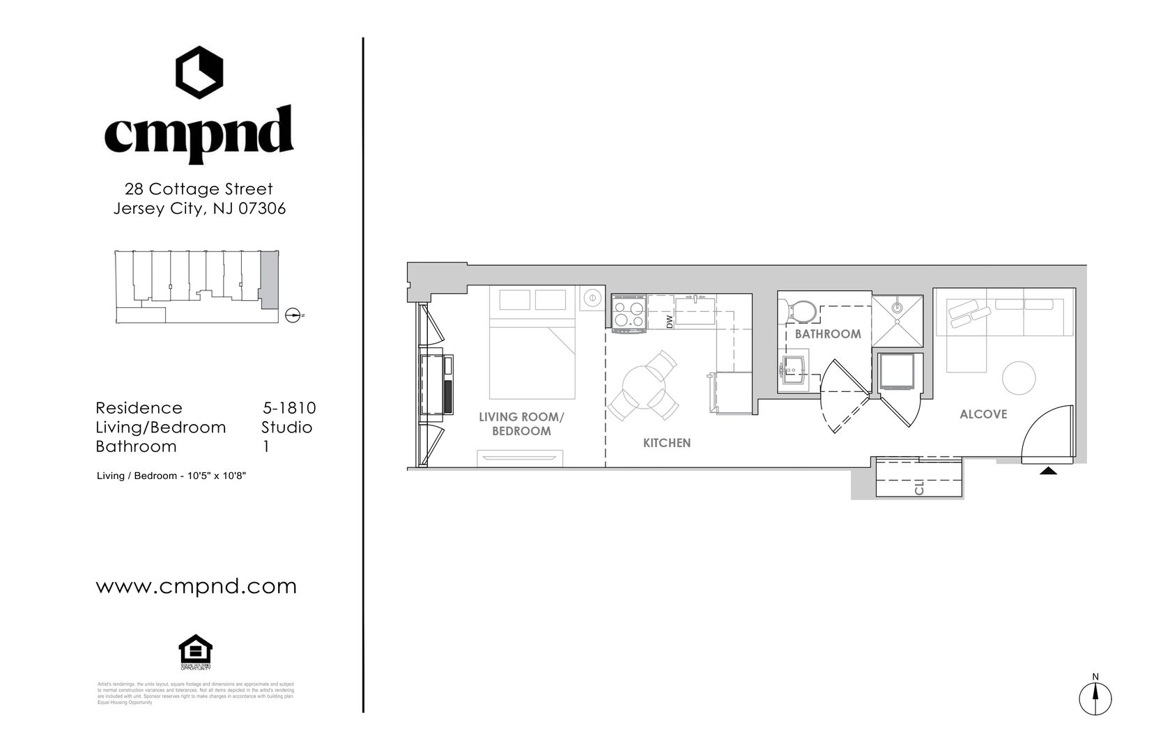 Jersey City Apartment: 28 Cottage Street