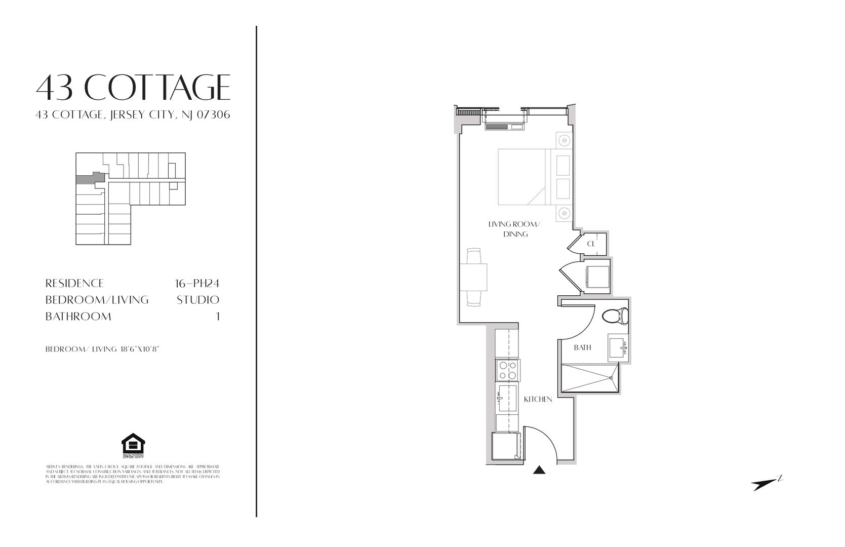 Jersey City Apartment: 43 Cottage Street
