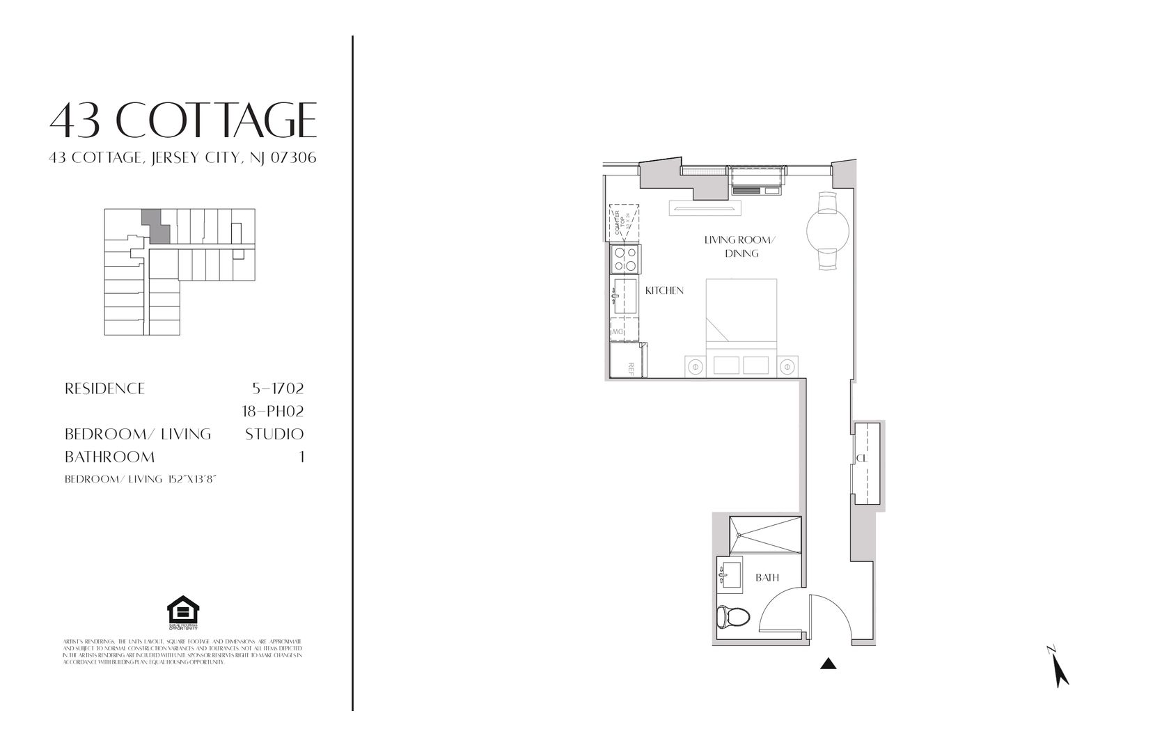 Jersey City Apartment: 43 Cottage Street