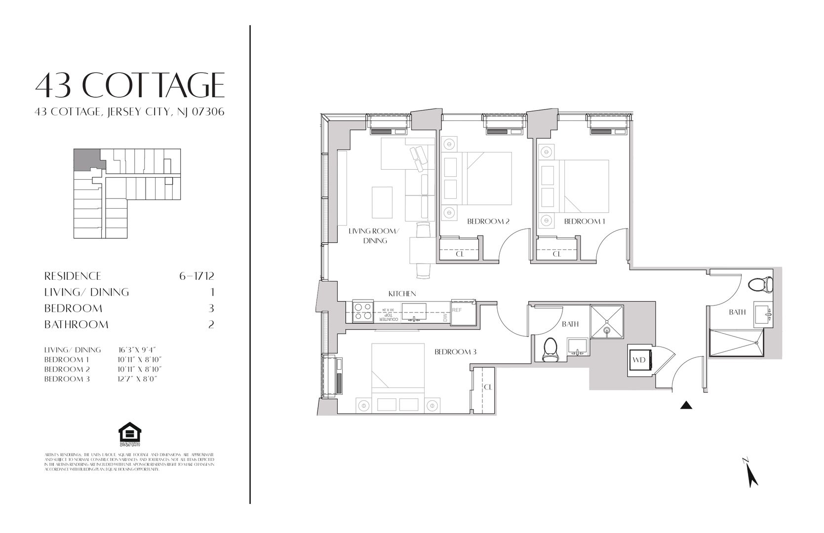 Jersey City Apartment: 43 Cottage Street