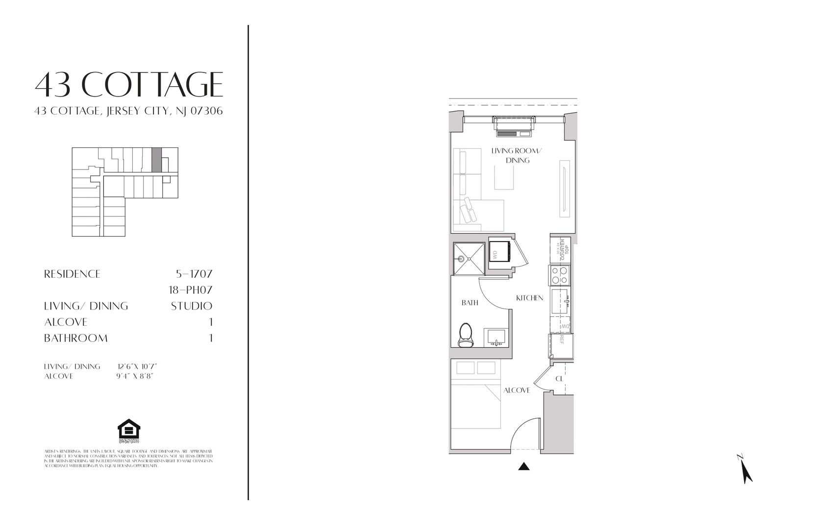 Jersey City Apartment: 43 Cottage Street