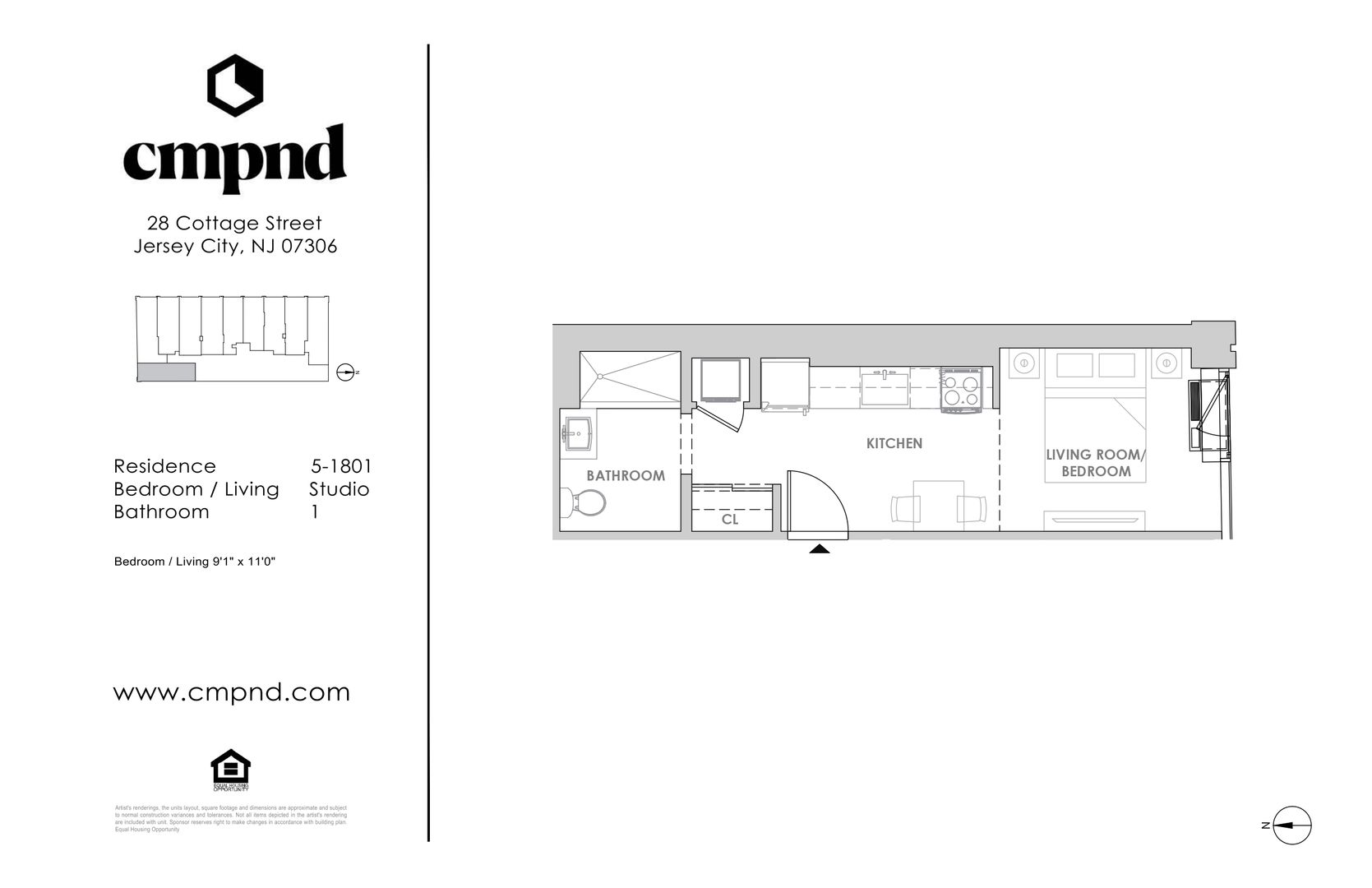 Jersey City Apartment: 28 Cottage Street