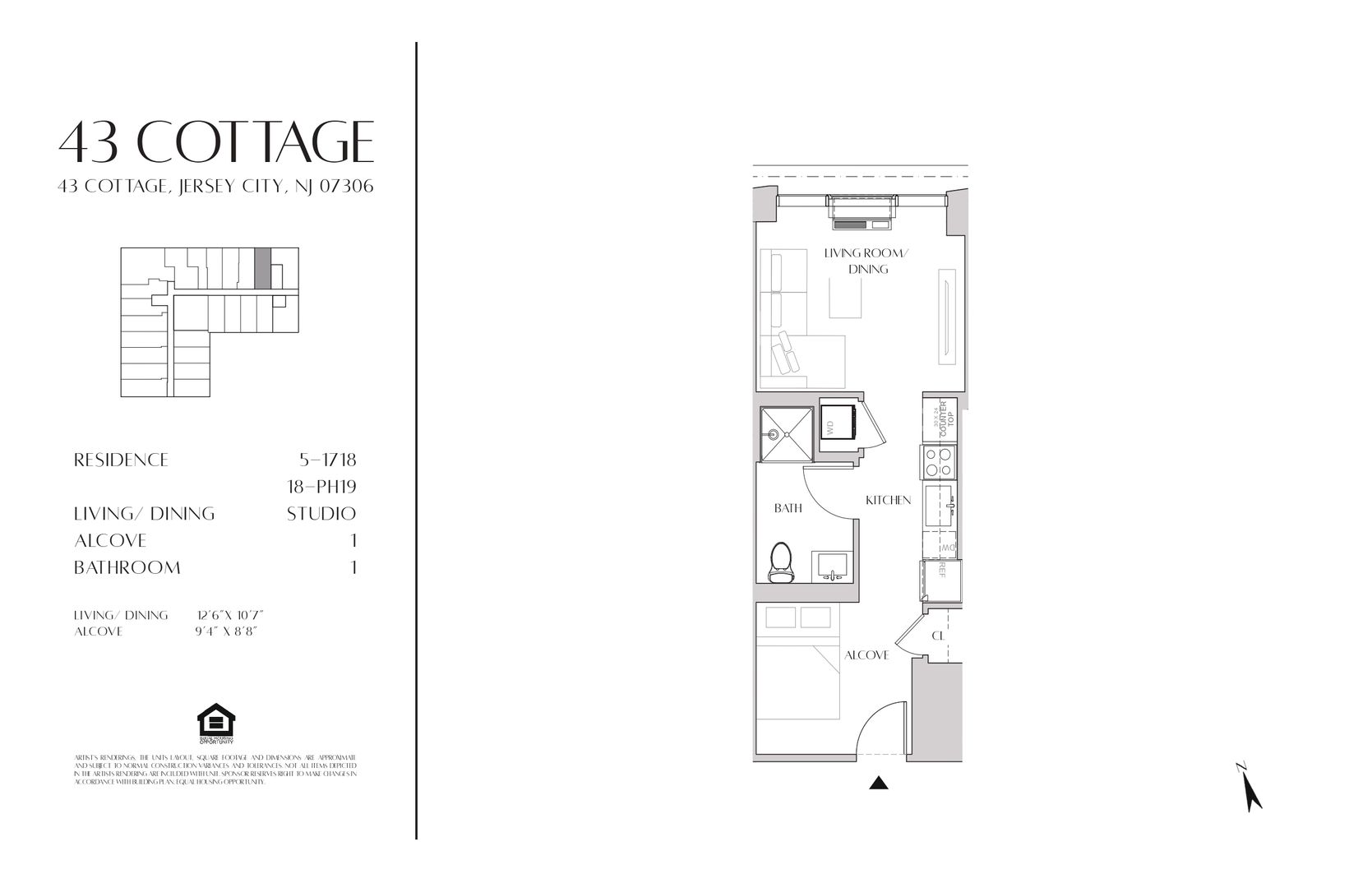 Jersey City Apartment: 43 Cottage Street