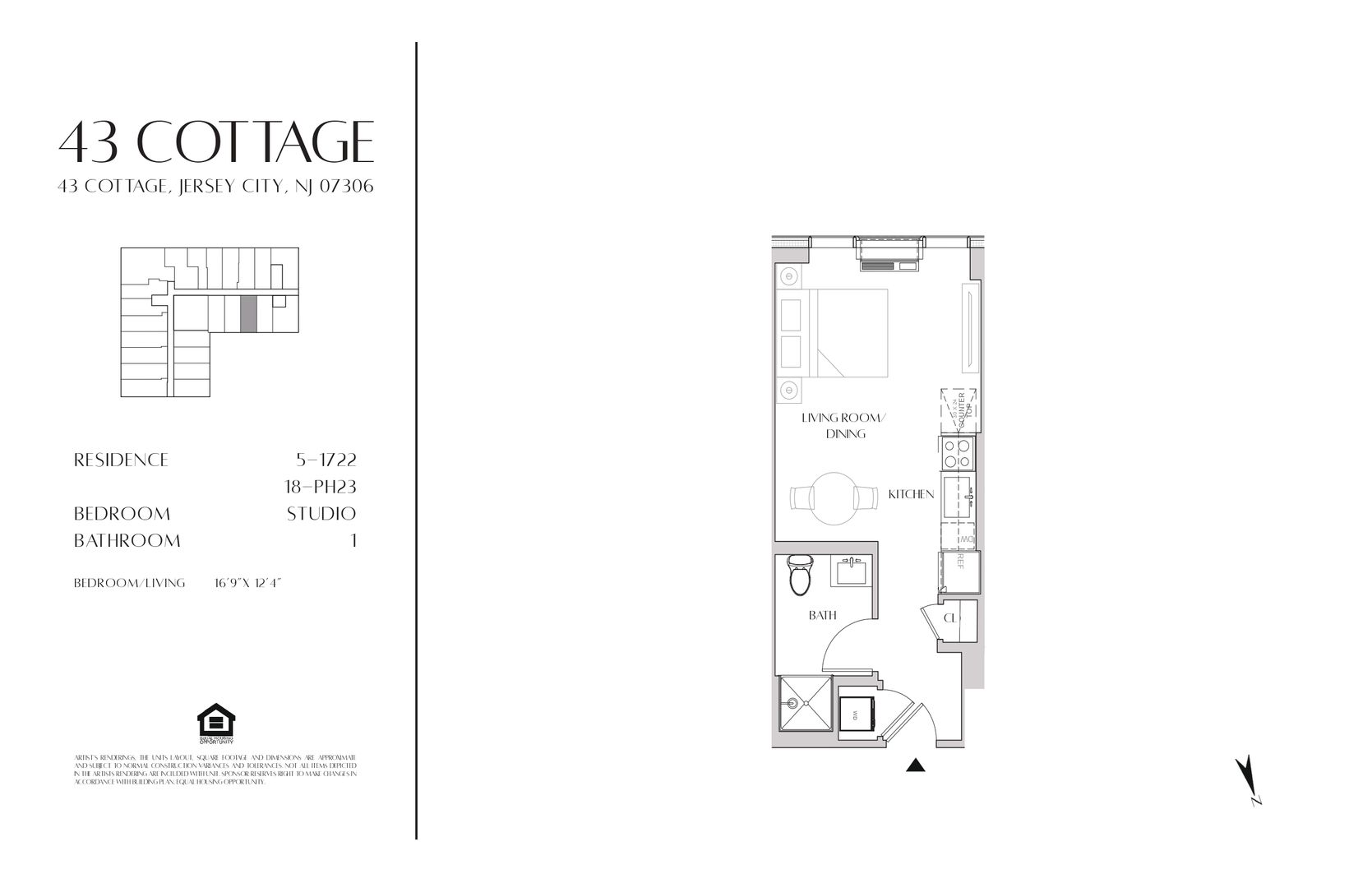 Jersey City Apartment: 43 Cottage Street