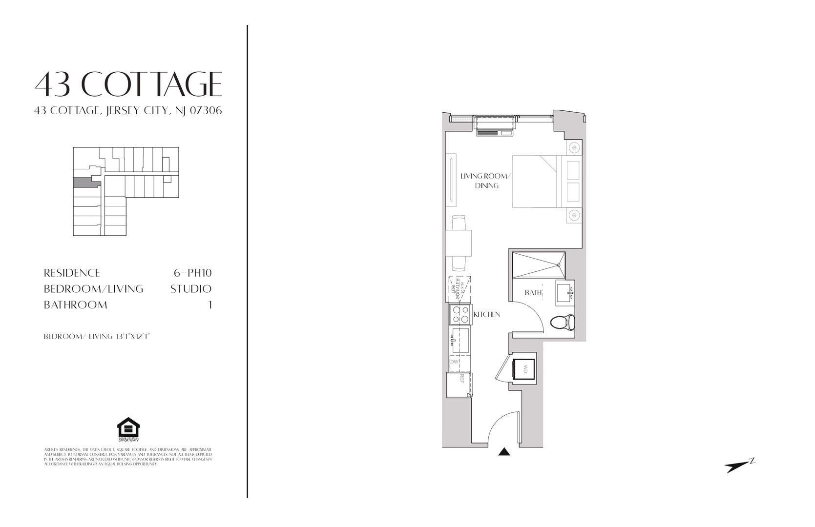 Jersey City Apartment: 43 Cottage Street